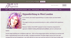 Desktop Screenshot of birthhypnosis.net