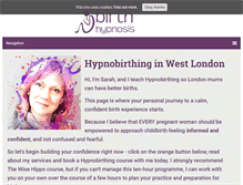 Tablet Screenshot of birthhypnosis.net